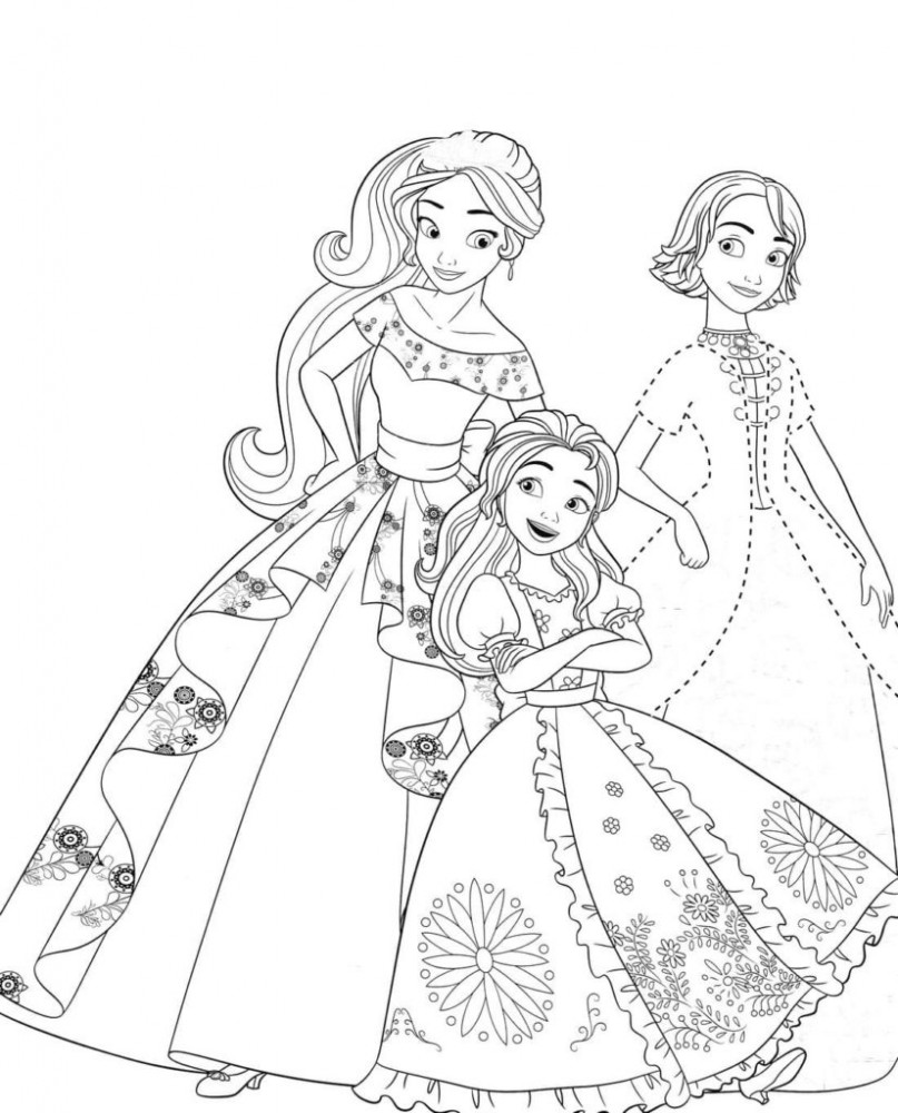 Елена и Наоми приглядывают за юной принцессой Исабель
